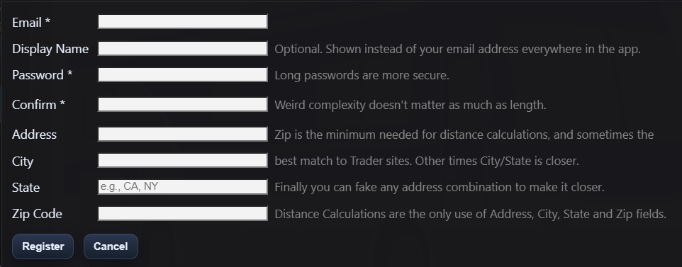 Creating Your Account